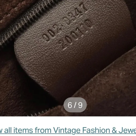 Gucci Vintage Brown Leather Tote Bag - Picture 8 of 8